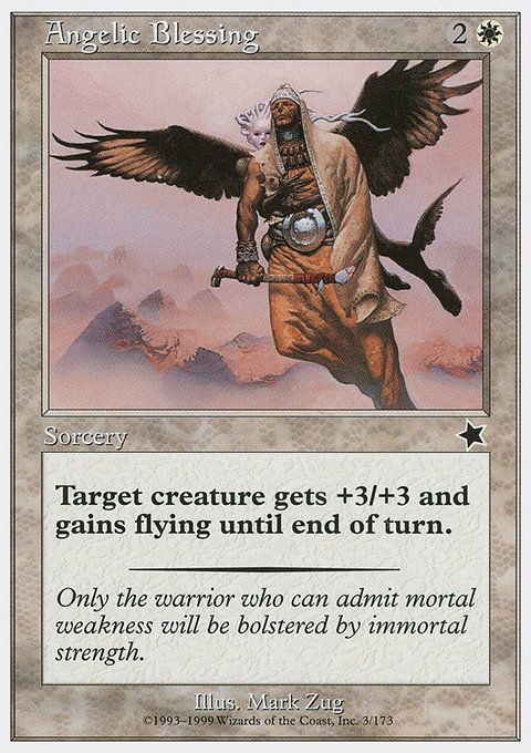 Angelic Blessing, Starter 1999 #3, Magic: The Gathering card