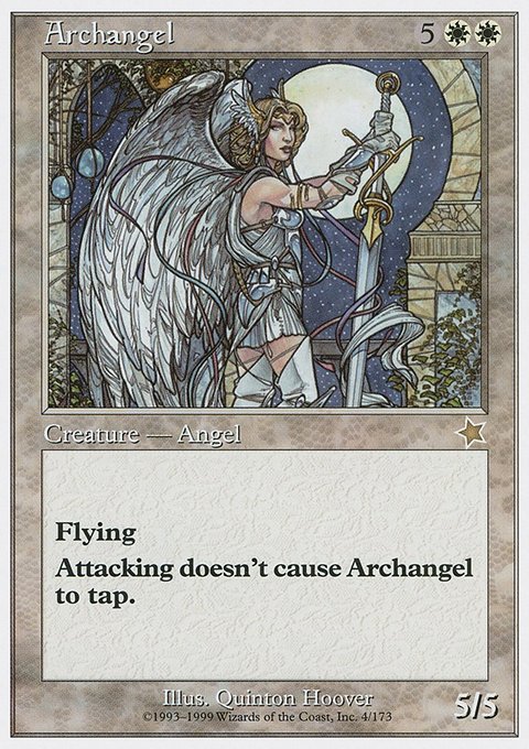 Archangel, Starter 1999 #4, Magic: The Gathering card