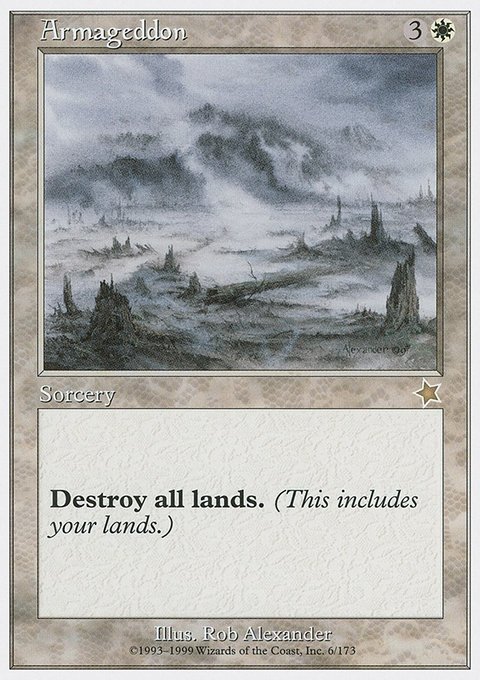Armageddon, Starter 1999 #6, Magic: The Gathering card