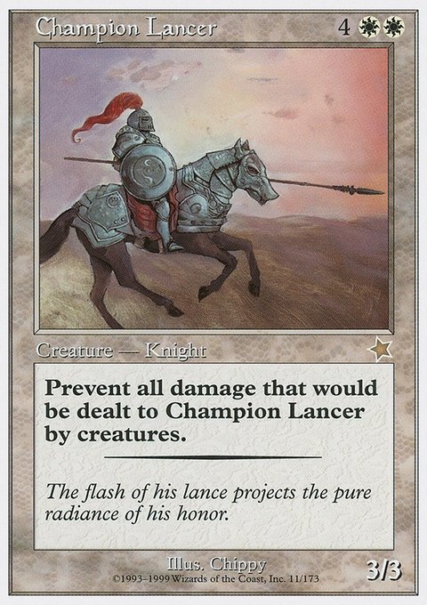 Champion Lancer, Starter 1999 #11, Magic: The Gathering card