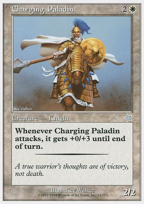 Charging Paladin, Starter 1999 #12, Magic: The Gathering card