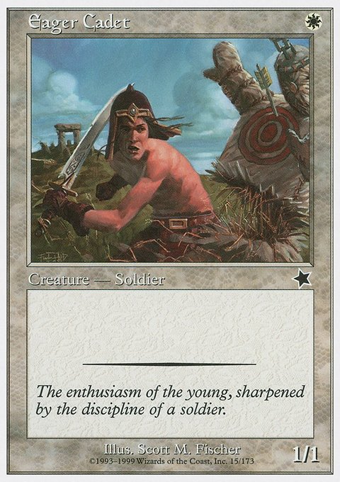 Eager Cadet, Starter 1999 #15, Magic: The Gathering card
