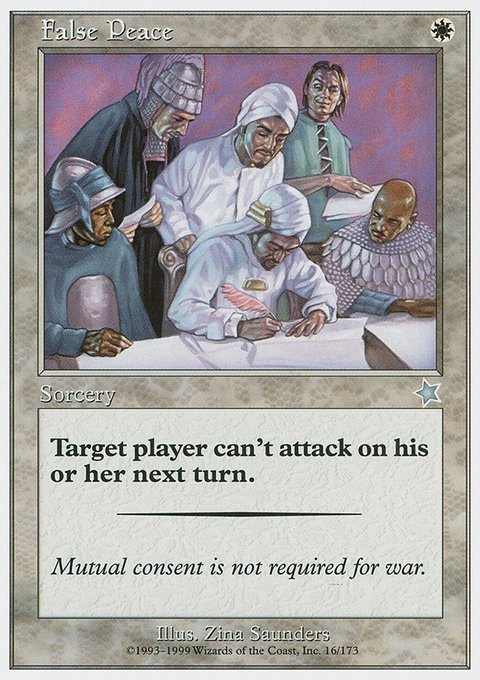 False Peace, Starter 1999 #16, Magic: The Gathering card