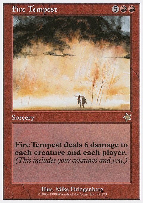 Fire Tempest, Starter 1999 #97, Magic: The Gathering card