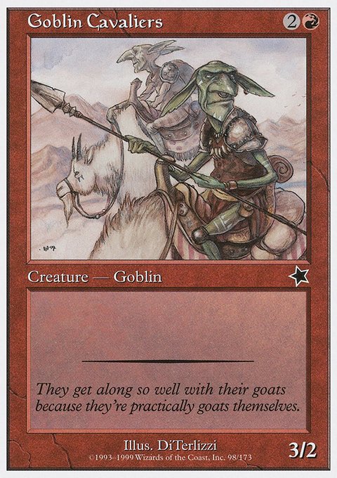 Goblin Cavaliers, Starter 1999 #98, Magic: The Gathering card