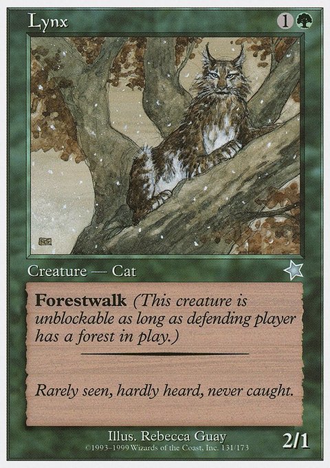 Lynx, Starter 1999 #131, Magic: The Gathering card