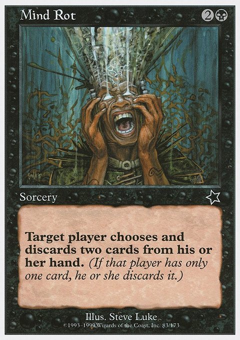 Mind Rot, Starter 1999 #83, Magic: The Gathering card