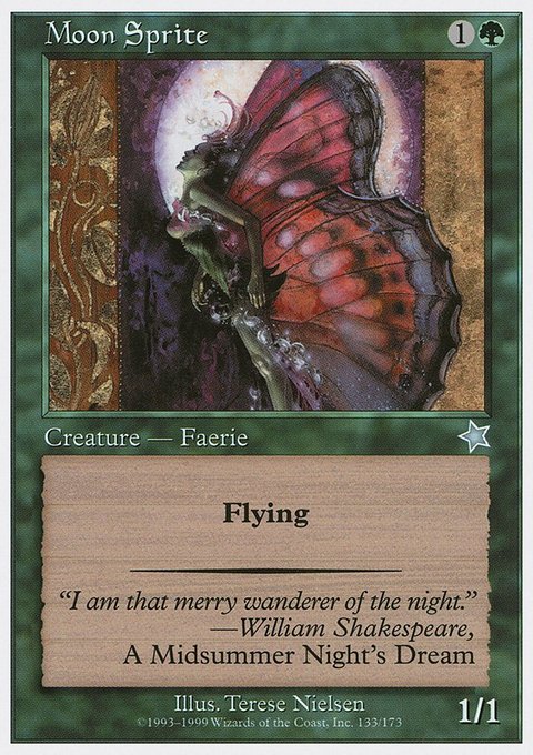 Moon Sprite, Starter 1999 #133, Magic: The Gathering card