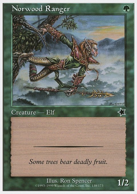 Norwood Ranger, Starter 1999 #138, Magic: The Gathering card