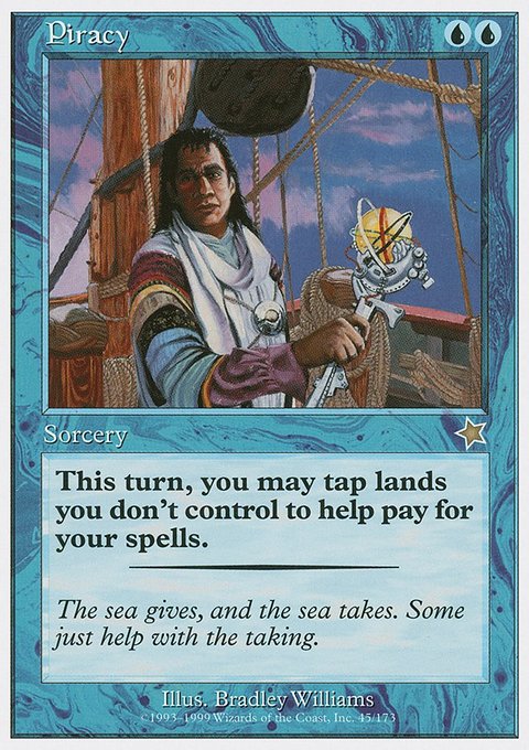 Piracy, Starter 1999 #45, Magic: The Gathering card