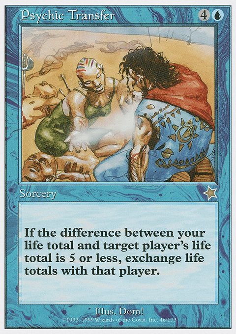 Psychic Transfer, Starter 1999 #46, Magic: The Gathering card
