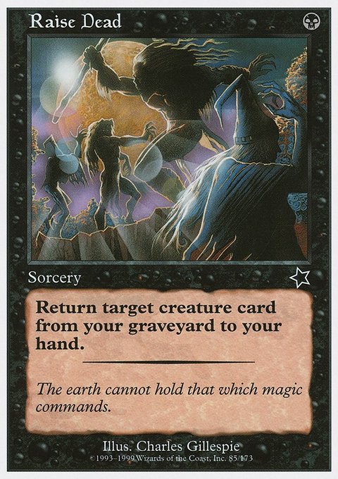 Raise Dead, Starter 1999 #85, Magic: The Gathering card
