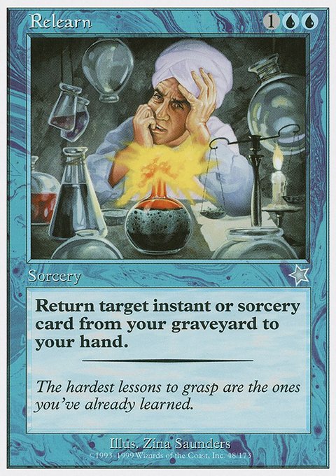 Relearn, Starter 1999 #48, Magic: The Gathering card