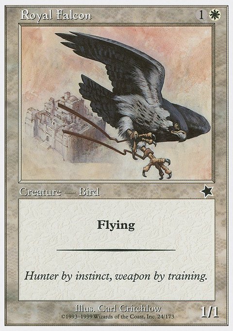 Royal Falcon, Starter 1999 #24, Magic: The Gathering card