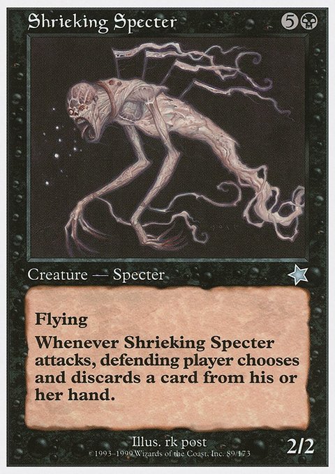 Shrieking Specter, Starter 1999 #89, Magic: The Gathering card