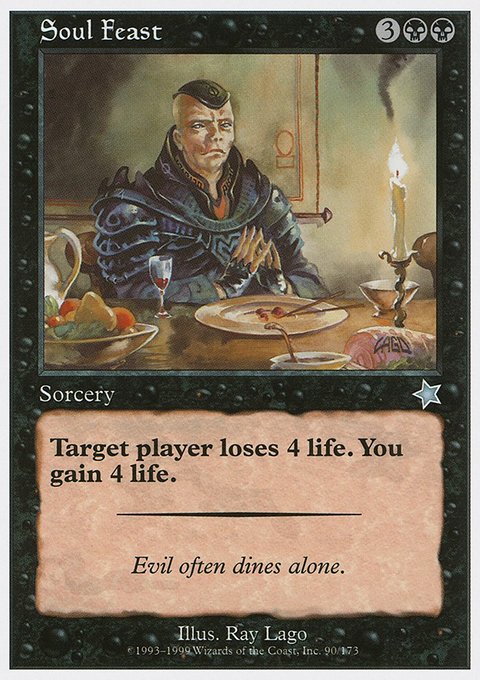 Soul Feast, Starter 1999 #90, Magic: The Gathering card