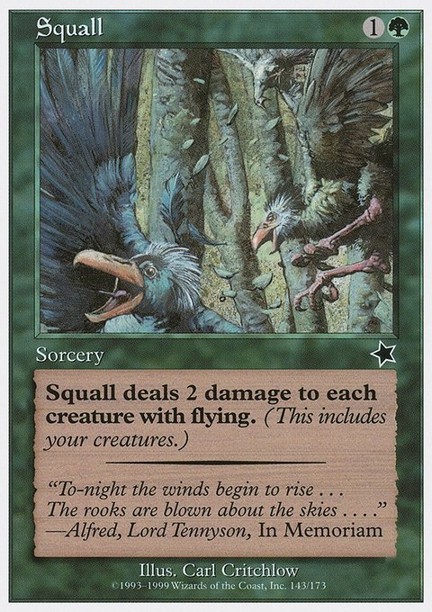 Squall, Starter 1999 #143, Magic: The Gathering card