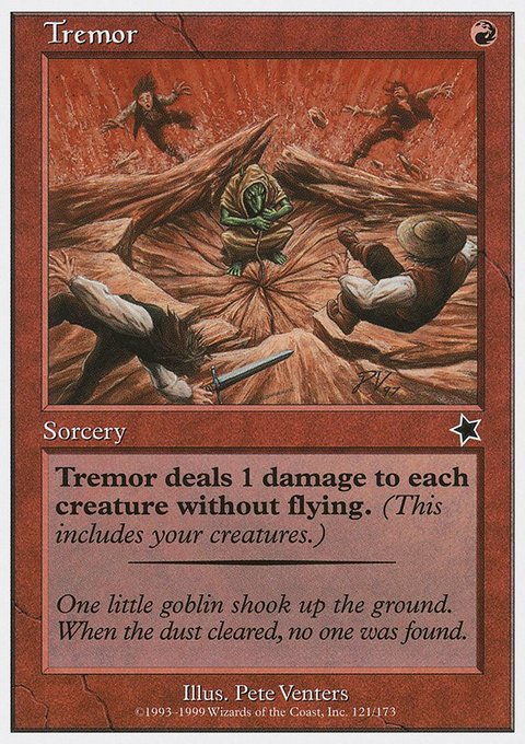 Tremor, Starter 1999 #121, Magic: The Gathering card