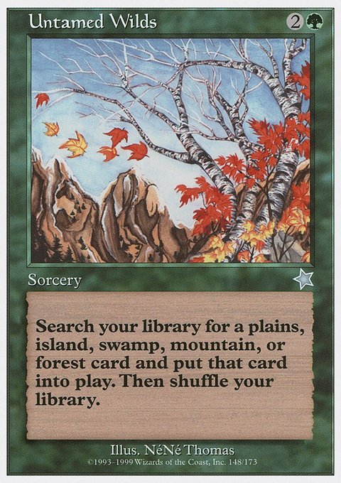 Untamed Wilds, Starter 1999 #148, Magic: The Gathering card