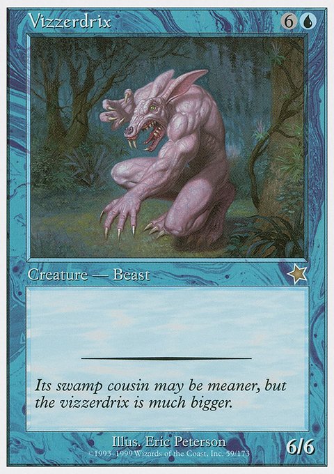 Vizzerdrix, Starter 1999 #59, Magic: The Gathering card