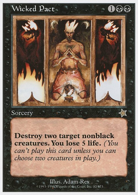 Wicked Pact, Starter 1999 #92, Magic: The Gathering card