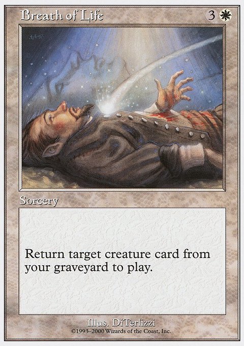 Breath of Life, Starter 2000 #3, Magic: The Gathering card