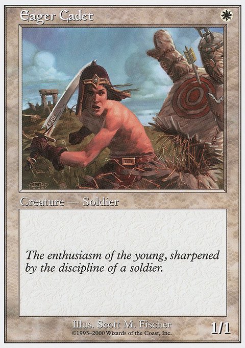 Eager Cadet, Starter 2000 #5, Magic: The Gathering card