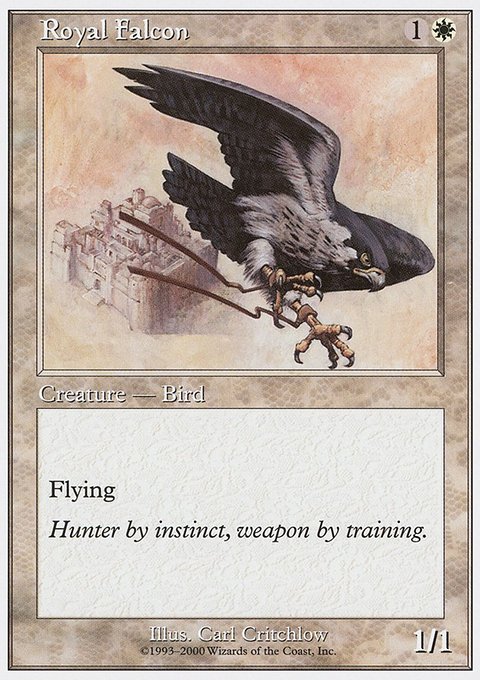 Royal Falcon, Starter 2000 #8, Magic: The Gathering card