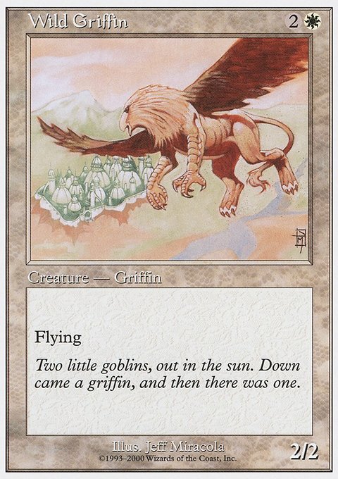 Wild Griffin, Starter 2000 #11, Magic: The Gathering card