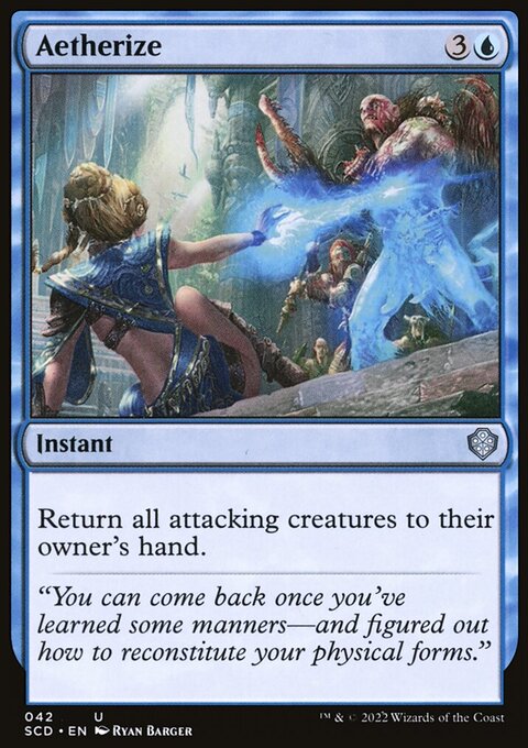 Aetherize, Starter Commander Decks #42, Magic: The Gathering card
