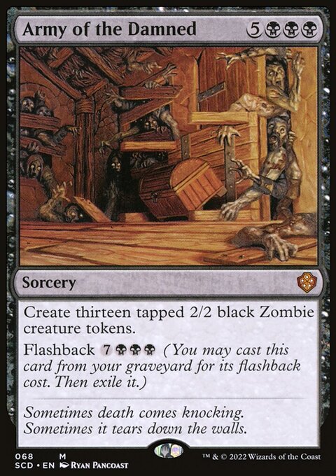 Army of the Damned, Starter Commander Decks #68, Magic: The Gathering card