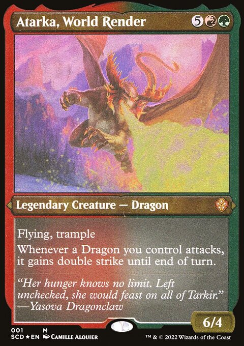 Atarka, World Render, Starter Commander Decks #1, Magic: The Gathering card