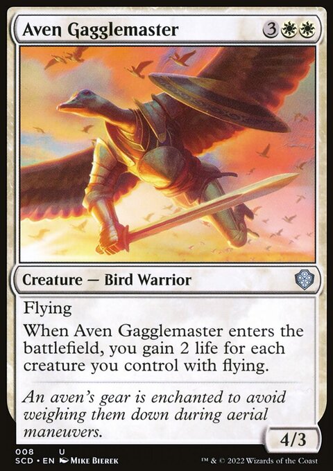 Aven Gagglemaster, Starter Commander Decks #8, Magic: The Gathering card