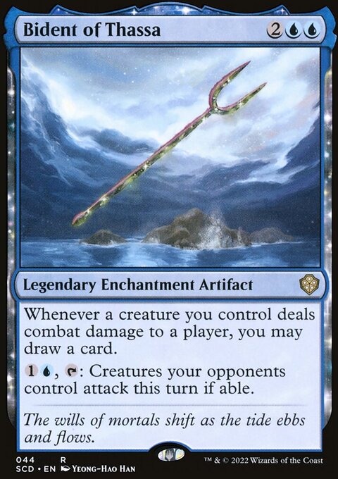 Bident of Thassa, Starter Commander Decks #44, Magic: The Gathering card