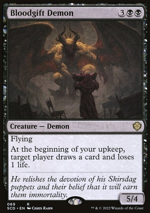 Bloodgift Demon, Starter Commander Decks #69, Magic: The Gathering card