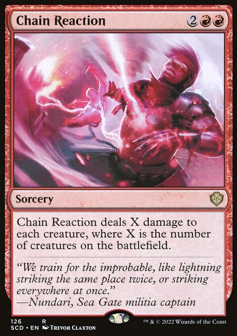 Chain Reaction, Starter Commander Decks #126, Magic: The Gathering card
