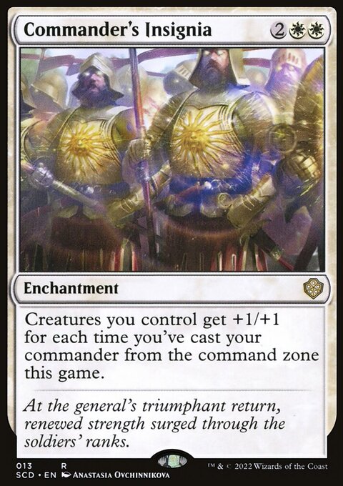 Commander's Insignia, Starter Commander Decks #13, Magic: The Gathering card