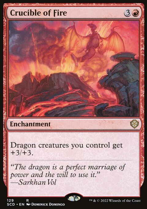 Crucible of Fire, Starter Commander Decks #129, Magic: The Gathering card