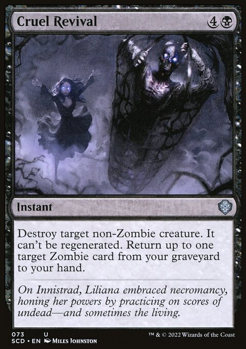 Cruel Revival, Starter Commander Decks #73, Magic: The Gathering card