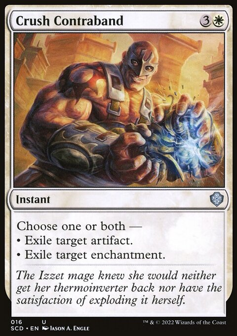 Crush Contraband, Starter Commander Decks #16, Magic: The Gathering card