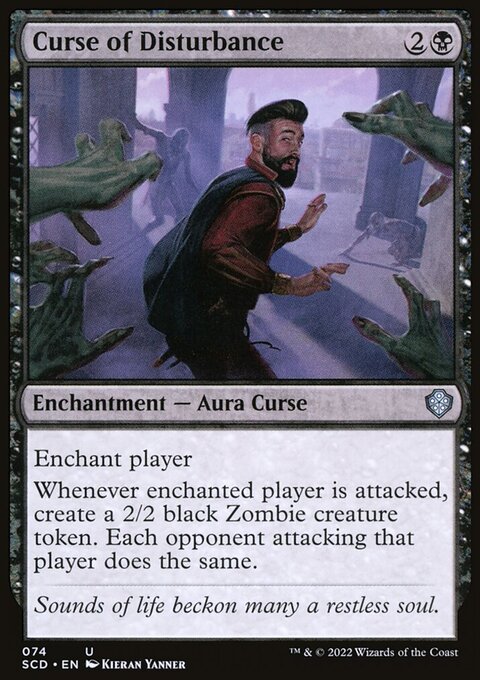Curse of Disturbance, Starter Commander Decks #74, Magic: The Gathering card