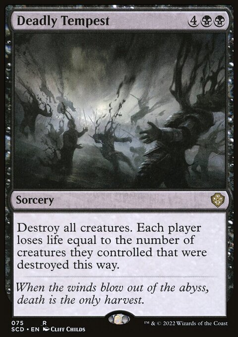 Deadly Tempest, Starter Commander Decks #75, Magic: The Gathering card