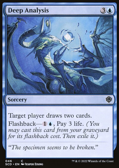 Deep Analysis, Starter Commander Decks #46, Magic: The Gathering card