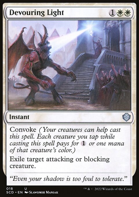 Devouring Light, Starter Commander Decks #18, Magic: The Gathering card