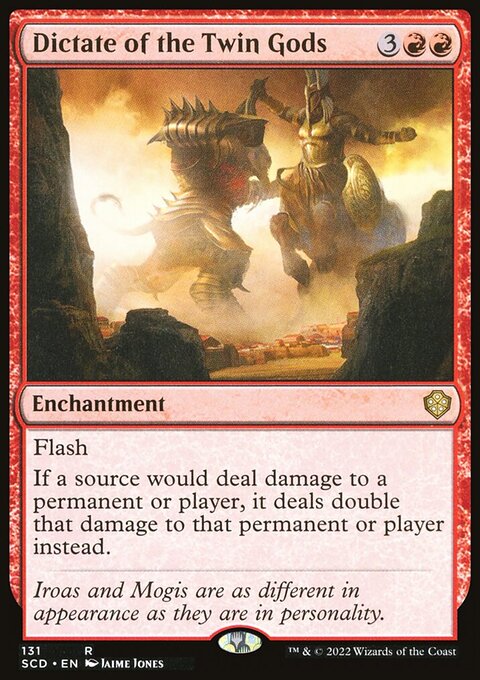 Dictate of the Twin Gods, Starter Commander Decks #131, Magic: The Gathering card