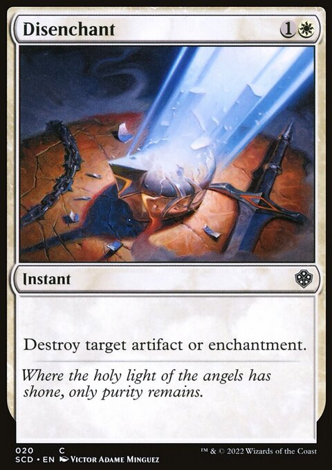 Disenchant, Starter Commander Decks #20, Magic: The Gathering card