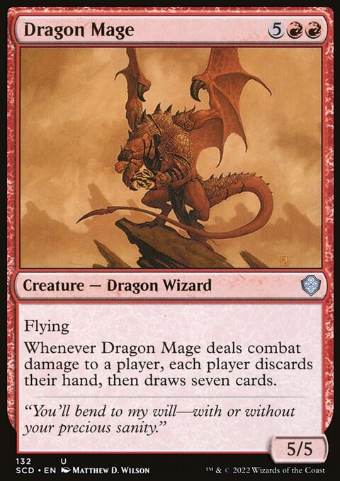 Dragon Mage, Starter Commander Decks #132, Magic: The Gathering card