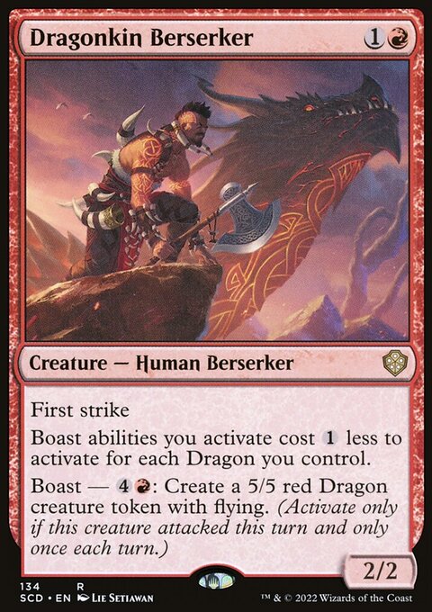 Dragonkin Berserker, Starter Commander Decks #134, Magic: The Gathering card