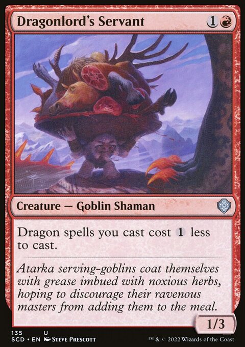 Dragonlord's Servant, Starter Commander Decks #135, Magic: The Gathering card