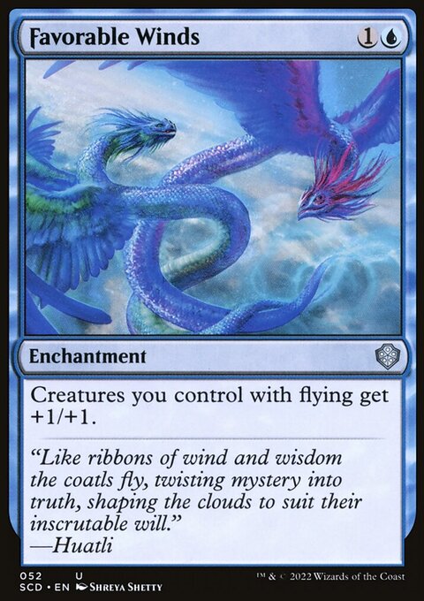 Favorable Winds, Starter Commander Decks #52, Magic: The Gathering card